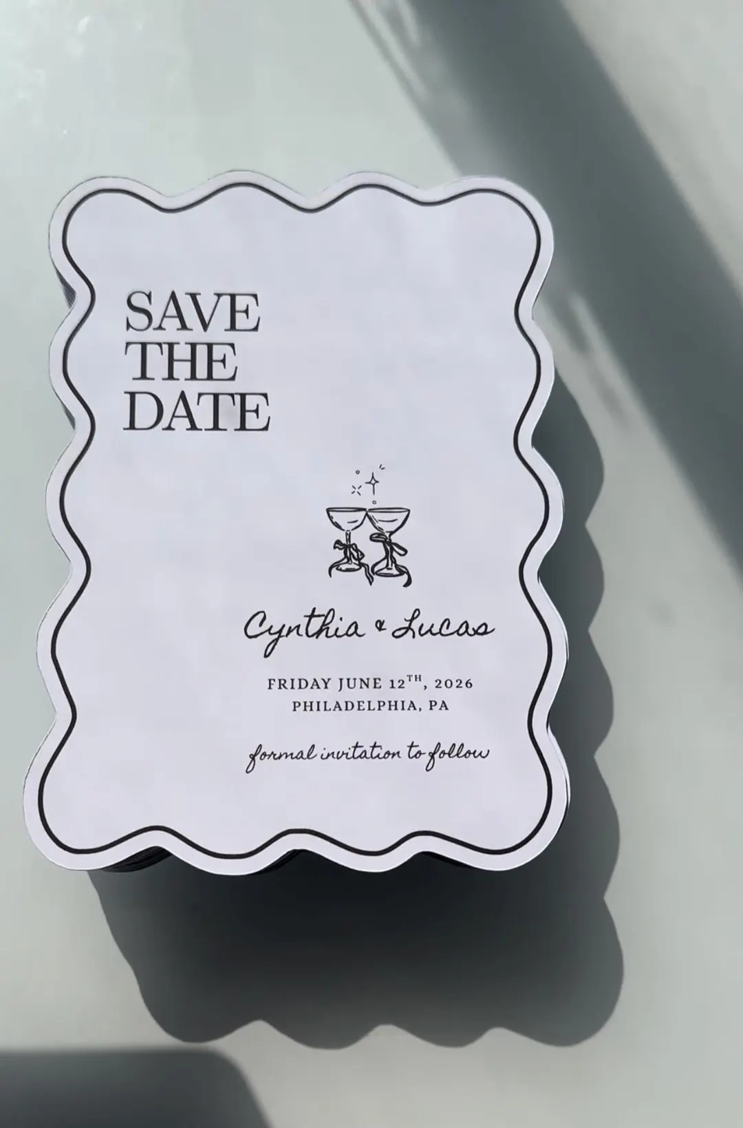 The "daphne" Save the Date Invitation Template - Etsy | Etsy (US)