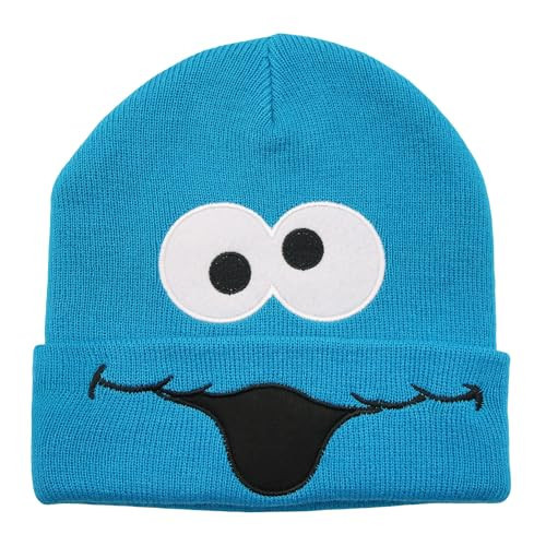 Sesame Cookie Monster Kid Beanie Cute Knit Warm Kids and Toddler Winter Hat Beanie, Kid Beanies for Boys and Girls | Amazon (US)