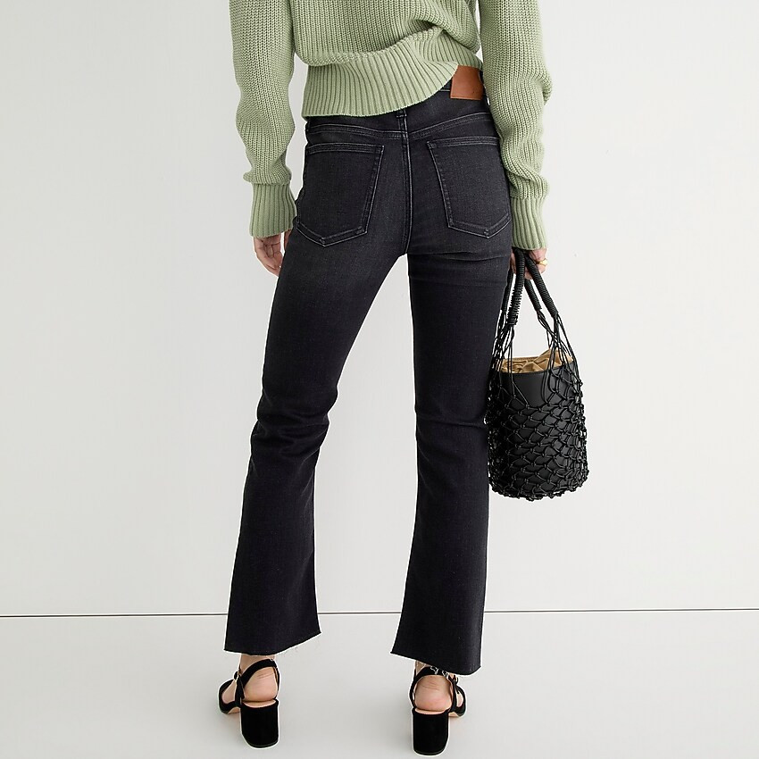 Petite 9" demi-boot crop jean in Dark Worn wash | J. Crew US