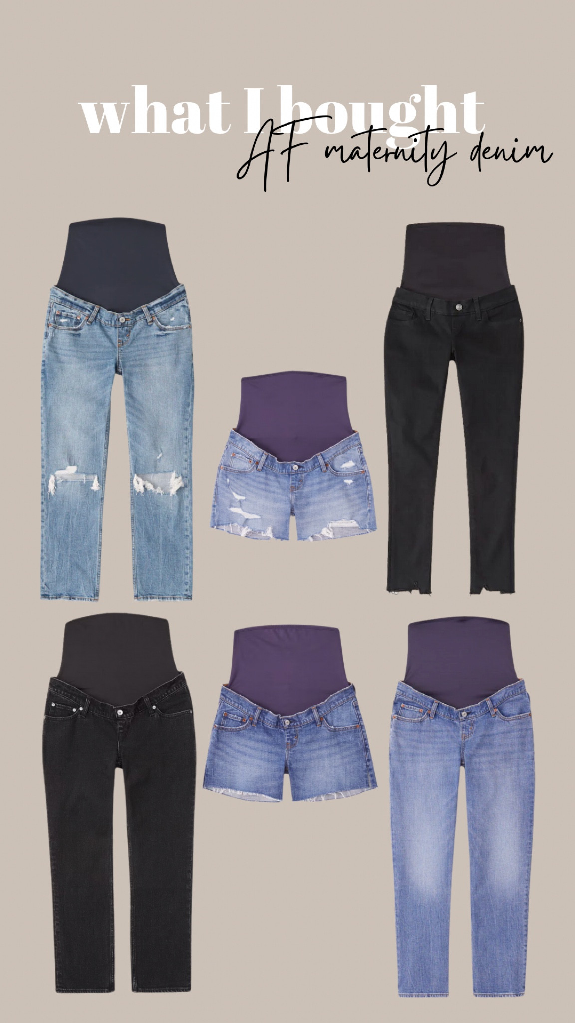 Abercrombie maternity jeans 

#LTKsalealert #LTKSale
