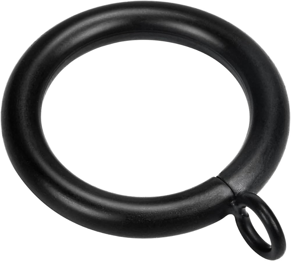 Thick Metal Curtain Rings, 1.25-Inch Inner Diameter, 0.24-Inch Wire Diameter (Antique Brass-40pcs... | Amazon (US)