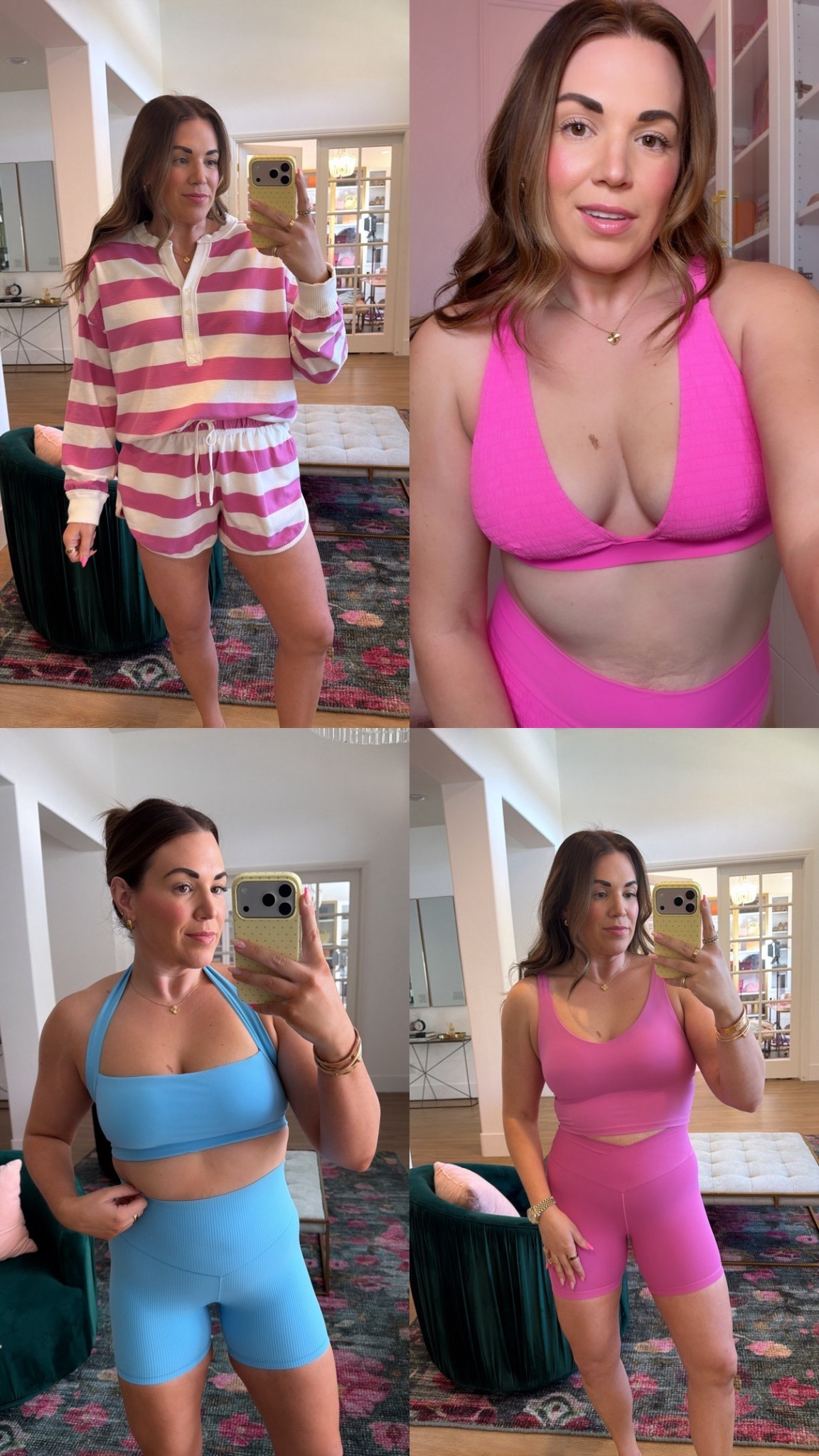 my recent Aerie haul! swim, athleisure, lounge, and workout fits! on sale for 20% off with code LTKAERIE20 💕 

#LTKxAerie #LTKMidsize #LTKSwim