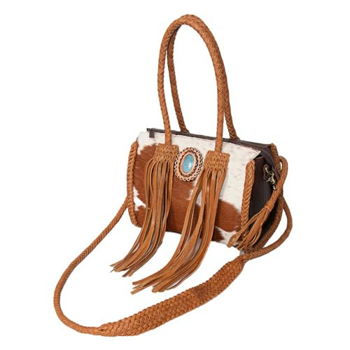 American Darling Duffel Hair On Genuine Leather Western Women Bag | Handbag | Leather Duffle Bag | Weekend Bag | Travel Duffel Bags | Duffel Bag for Women | Amazon (US)