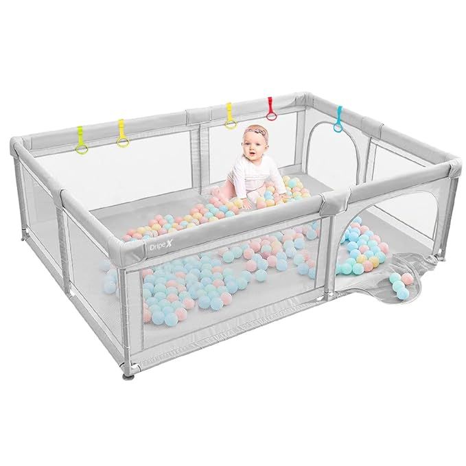 Baby Playpen Portable Kids Safety Play Center Yard Home Indoor Fence Anti-Fall Play Pen, Playpens... | Amazon (US)