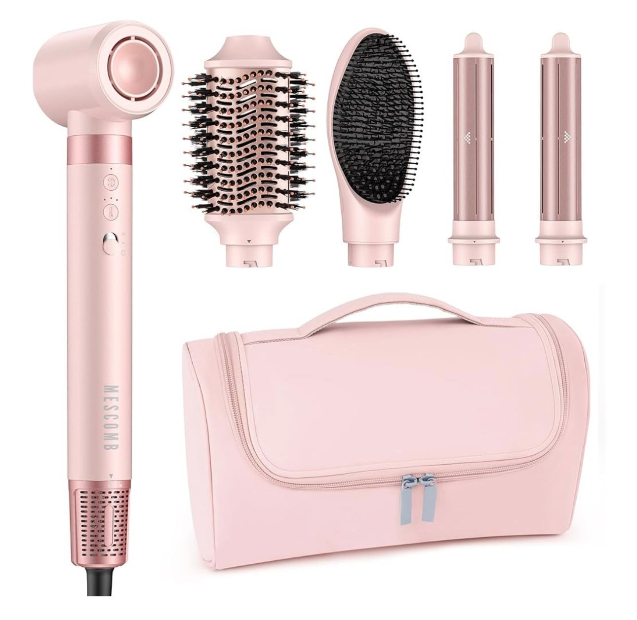 Your Dyson Airwrap *dupe* just dropped… and for a fraction of the price! 🙌 This 5-in-1 Hot Air Styler gives you salon-worthy curls, volume, smoothing, and shine — *without* the heat damage. Plus, it comes with a travel bag for styling on the go. Budget-friendly, frizz-free, and fast drying? Yes, please. #AmazonFinds #LTKBeauty #AirwrapDupe

#LTKBeauty #LTKStyleTip #LTKSummerEdit