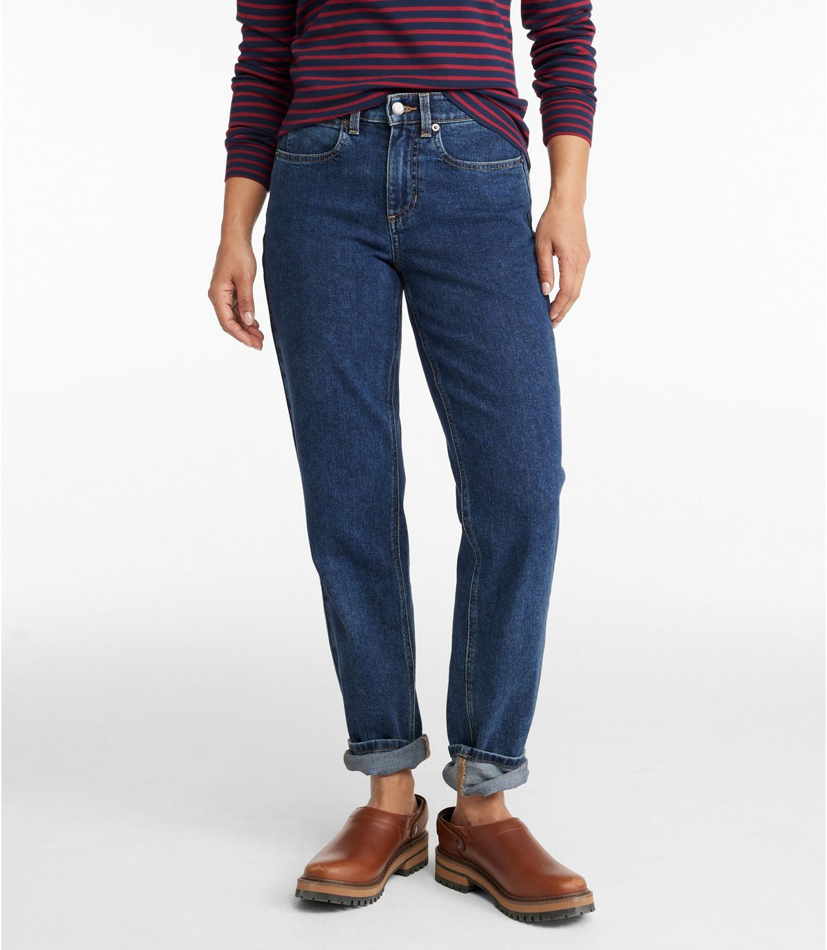 Women's 207 Vintage Jeans, High-Rise Boyfriend | L.L. Bean