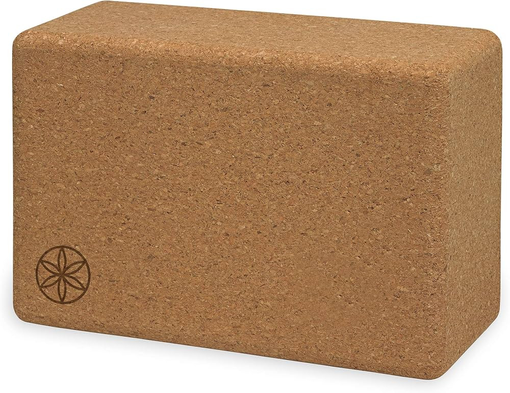 Gaiam Cork Yoga Brick | Amazon (US)