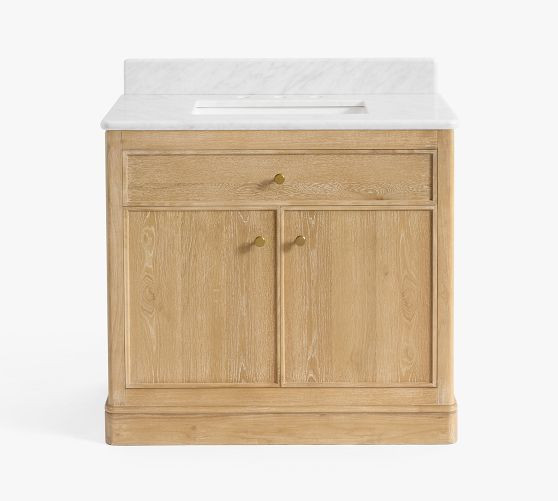 Leah Heirloom 36" Single Sink Vanity | Pottery Barn (US)