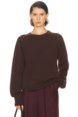 Eterne James Cashmere Sweater in Brown | FWRD 