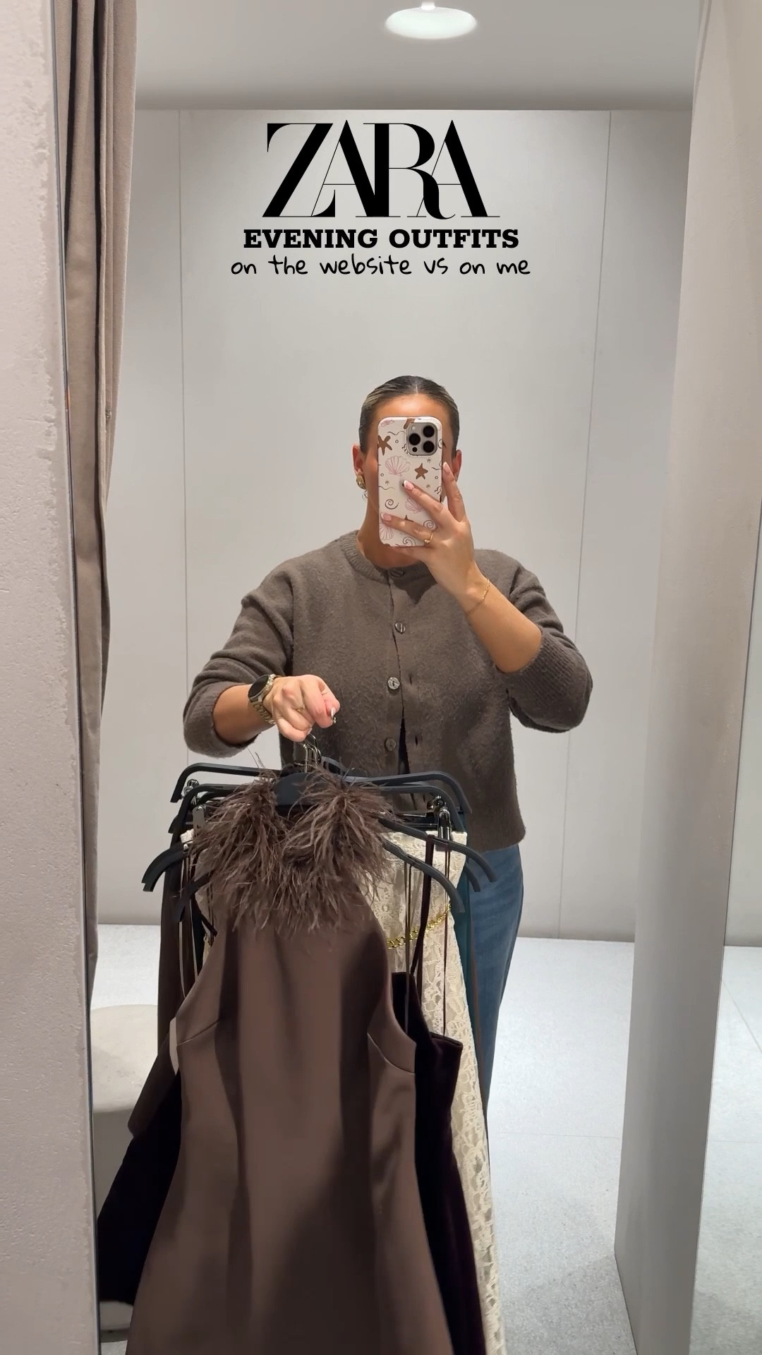 ZARA EVENING OUTIFITS TRY ON 👗 

I’m a UK size 10, 5ft4 and I’m wearing the following sizes;
Dress - size small
Brown feather dress - size small (but needed a medium for the bust area)
Satin top - size small
Lace skirt - size small
Burgundy dress - size medium
Satin corset - size medium
Satin trousers - size small
Green satin two piece - both size small!

autumn outfits UK, dresses, party dresses, evening dresses, wedding guest dress, Zara try on haul, Zara haul, lace skirt 

#LTKdresses #LTKautumn #LTKstyletip