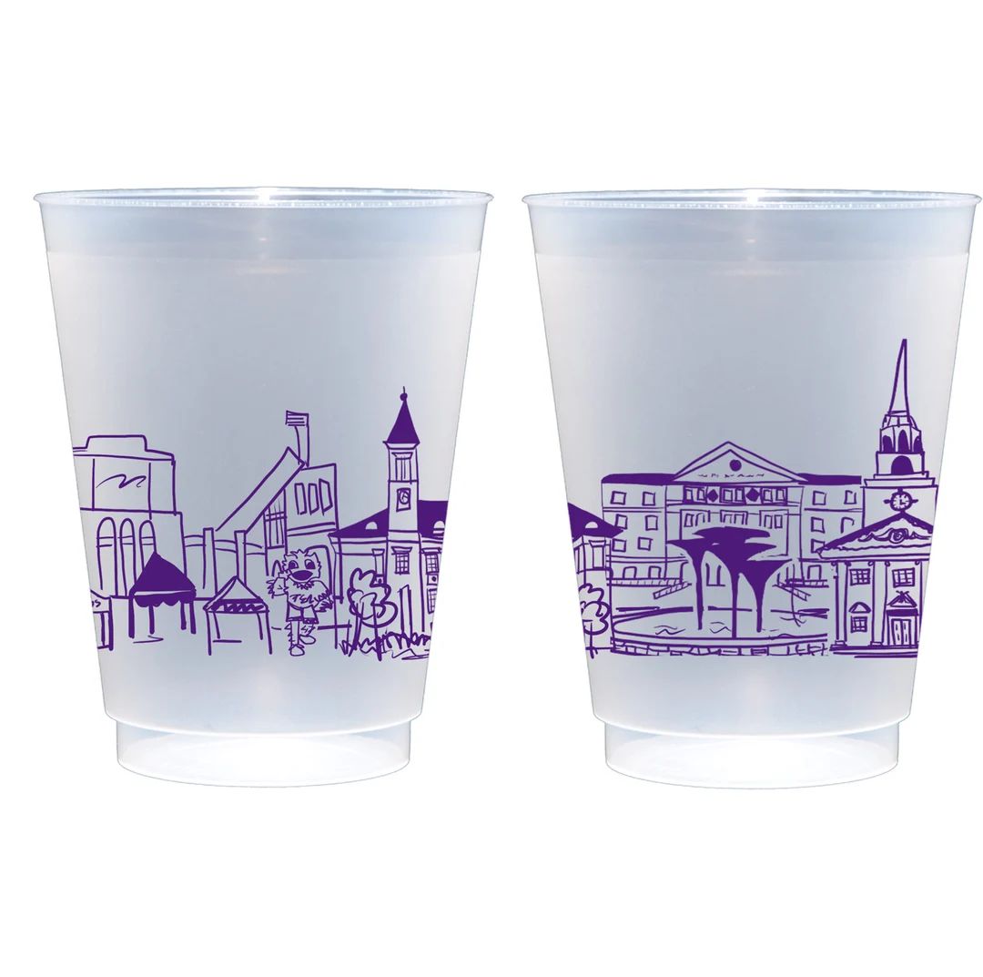 Texas Christian University TCU Campus Landmarks Frosted Roadie Cup 10 Pack - Etsy | Etsy (US)