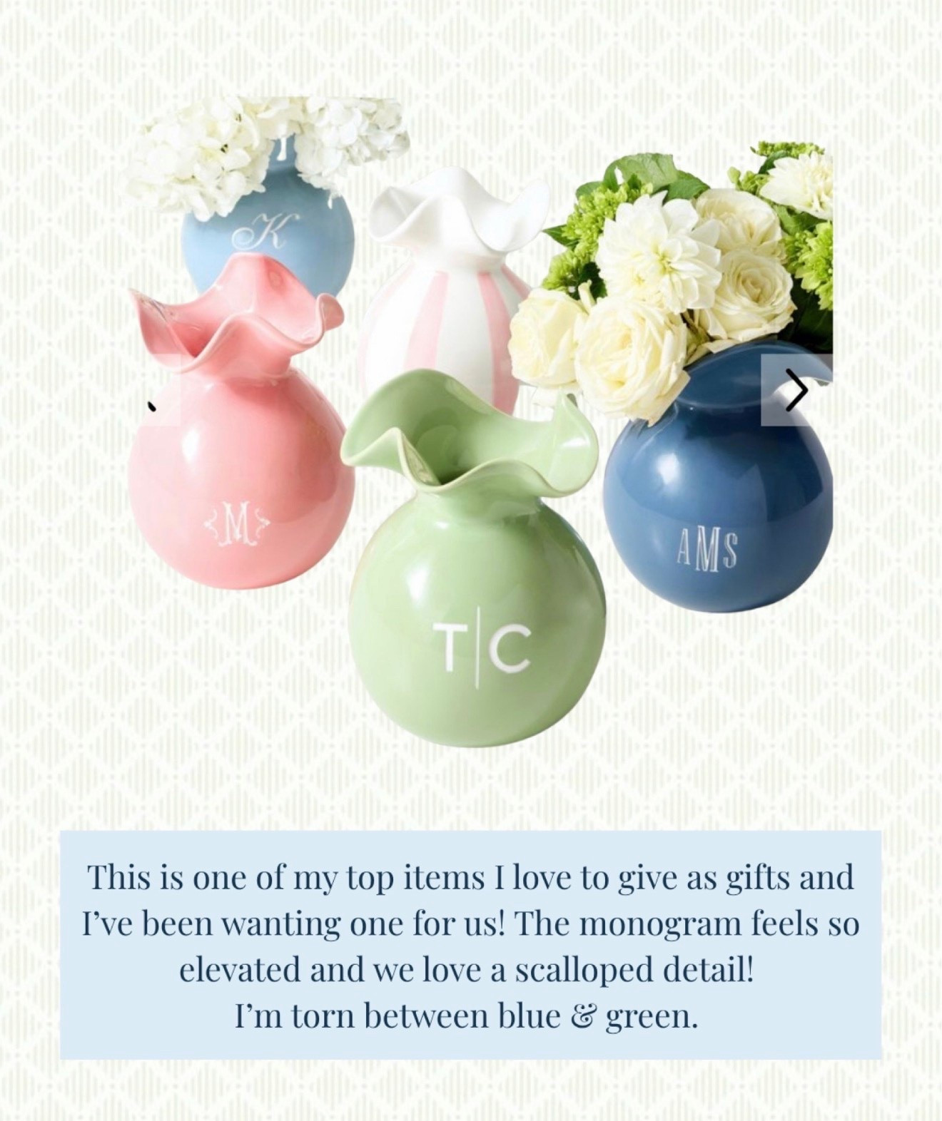 I have had my eye on this vase for so long! They make such great gifts

#LTKHome #LTKSeasonal