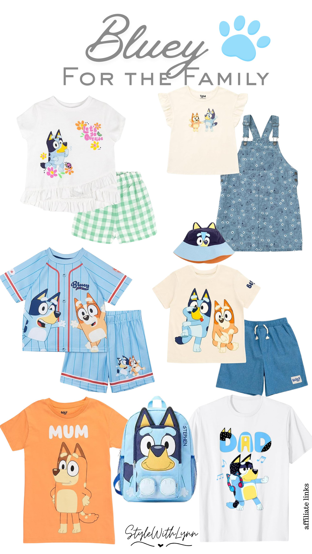 Bluey-loving families, this one’s for you!💙🐾

With the NEW Bluey area at Disney’s Animal Kingdom, now is the perfect time to grab the cutest Bluey family outfits for your next Disney trip. ✨ From matching sibling sets and comfy Bluey pajamas to mom & dad tees and the cutest Bluey backpack, these finds are giving ultimate Disney family vacation vibes!

Perfect for:
💙 Disney World outfits
💙 Animal Kingdom outfit inspo
💙 Family matching outfits
💙 Bluey inspired Disney style
💙 Mommy and me looks
💙 Toddler Disney outfits
💙 Bluey gifts & essentials

Who’s excited for the new Bluey experience at Animal Kingdom?! 👀🐶
Shop all these Bluey family finds at the link in bio before your Disney trip! #Bluey #DisneyWorld #AnimalKingdom #BlueyDisney #DisneyFamily #FamilyMatchingOutfits #DisneyOutfitInspo #BlueyStyle #DisneyMom #FamilyVacationStyle #ToddlerFashion #DisneyBound 

 #LTKootd #LTKTravel #LTKKids
