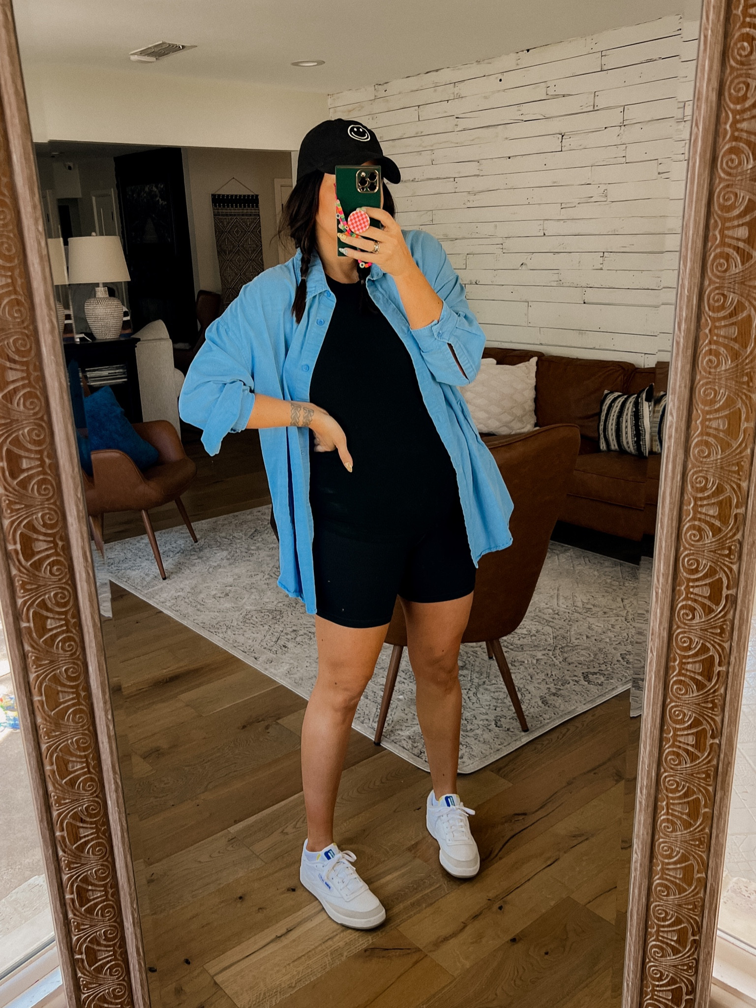 Button Up: Xl
tank: XL
BIKE SHORT: Xl

#LTKunder100 #LTKstyletip #LTKunder50