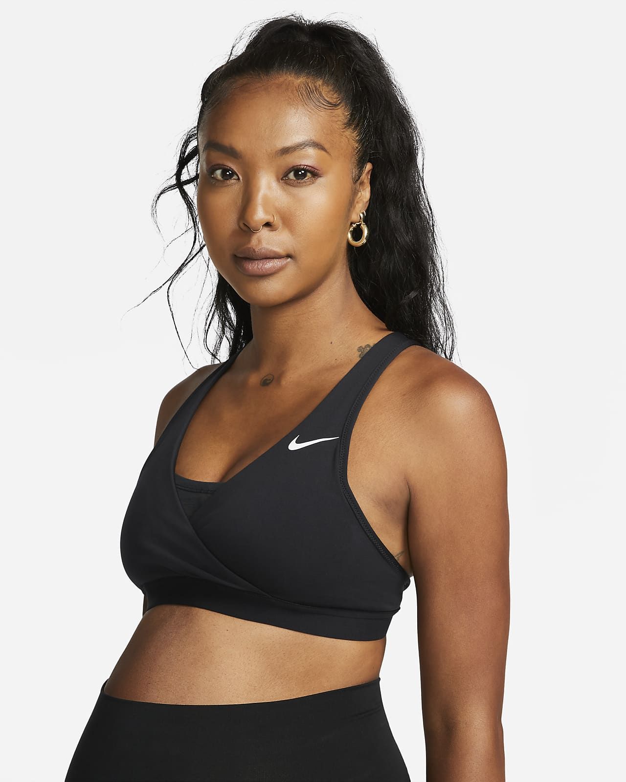 Nike Dri-FIT (M) Swoosh Women's Medium-Support Padded Sports Bra (Maternity). Nike GB | Nike (UK)