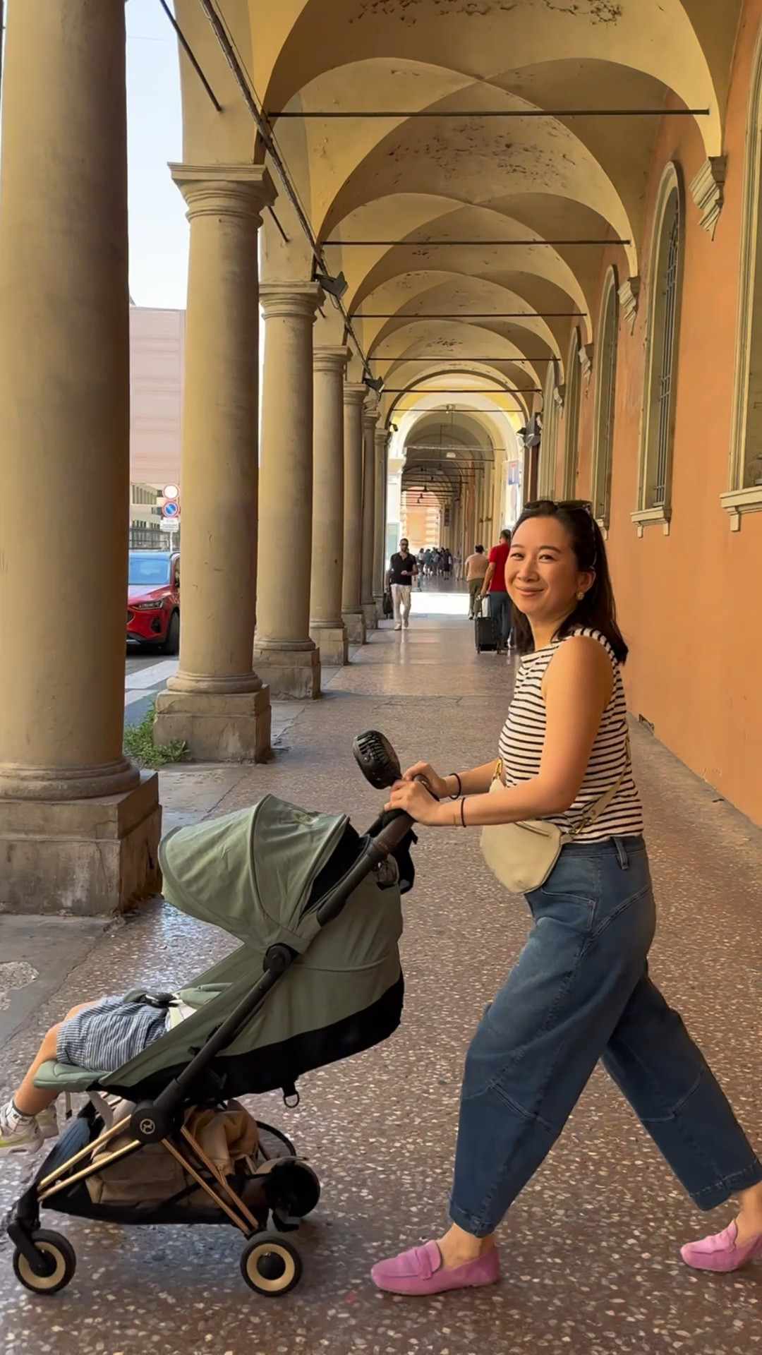 Traveling through Italy with our travel stroller! 

#LTKFamily #LTKTravel