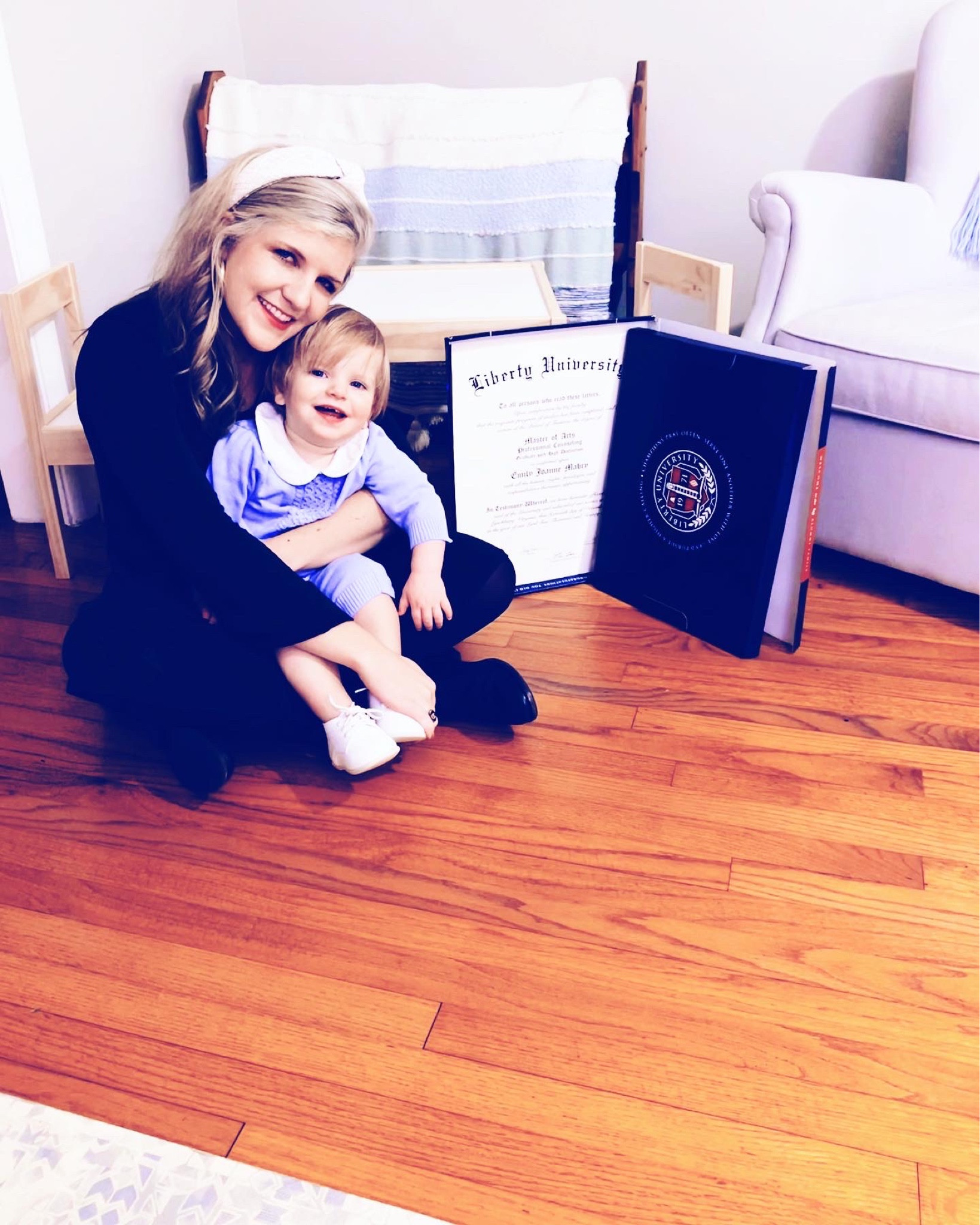 My official Master’s Degree in Professional Counseling from @libertyuniversity came in the mail today, and let me tell you… that was an awesome and humbling feeling!! Thank you, Lord, for your faithfulness in completing this degree - all glory to you, forever and always!! 🙏🏽📜🙌🏽 And thank you for sweet Judson hugs that are the very best celebration of all!! 👼🏼🫶🏽🥹 #mastersdegree🎓 #happymail 📬#mastersincounseling 🤍

#LTKfamily #LTKbaby #LTKhome