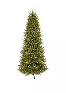 4.5 Foot Pre Lit Slim Franklin Fir Artificial Christmas Tree 150 UL Listed Clear Lights | Belk