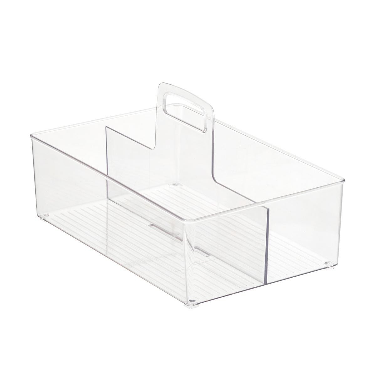 IDESIGN Linus Large Tote Caddy Clear | The Container Store