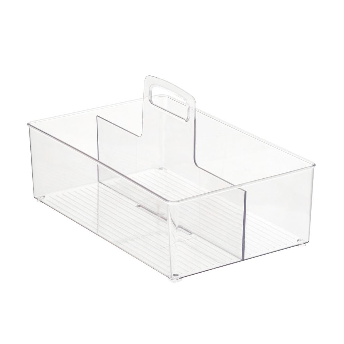 IDESIGN Linus Large Tote Caddy Clear | The Container Store