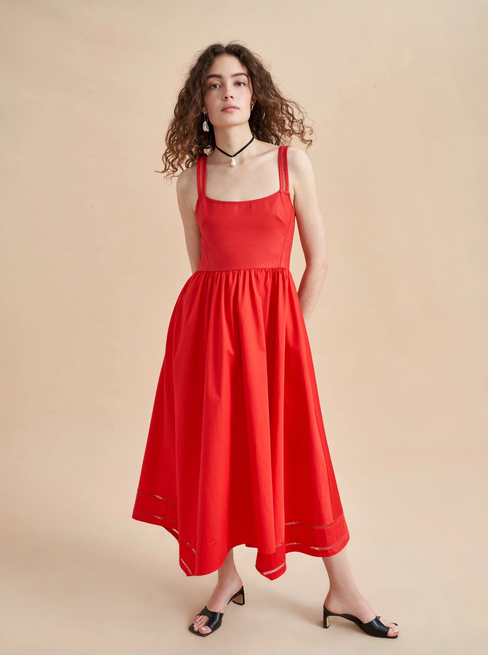Soraya Dress Red  | La Ligne NYC | La Ligne