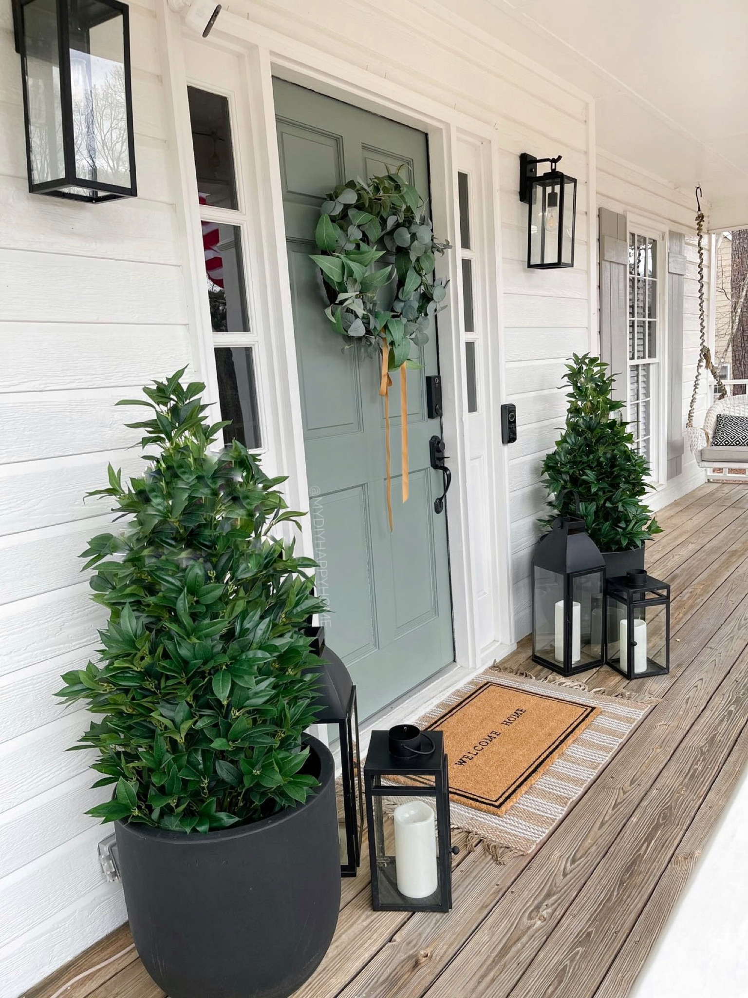 Spring front porch, low maintenance and can work for spring and summer. 

#LTKSeasonal #LTKFind #LTKhome