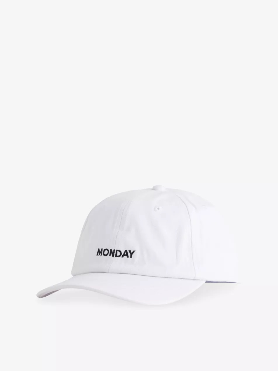 Monday Embroidered Adjustable Cotton Cap | Selfridges