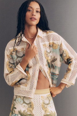 Royal Sea Buttondown Top | Anthropologie (US)