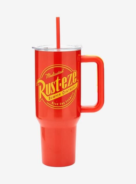 Disney Pixar Cars Rust-eze Straw Tumbler with Handle — BoxLunch Exclusive | BoxLunch