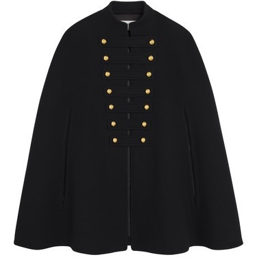 Officer cape in wool cloth and cashmere - CELINE | 24S US
