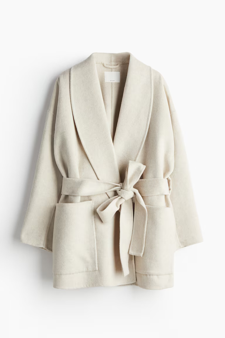 Handmade wool-blend coat | H&M (UK, MY, IN, SG, PH, TW, HK)