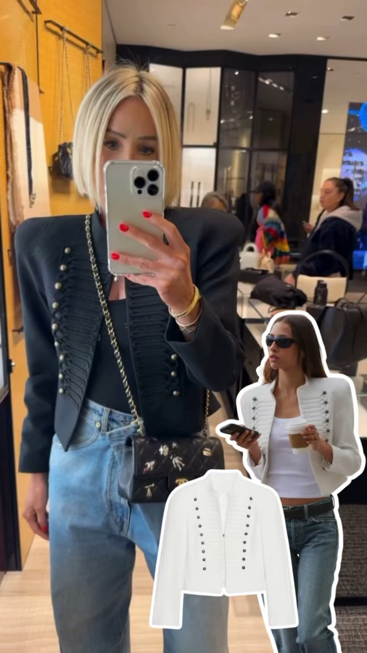 Must have Zara jacket now comes in white 🔥🔥🔥