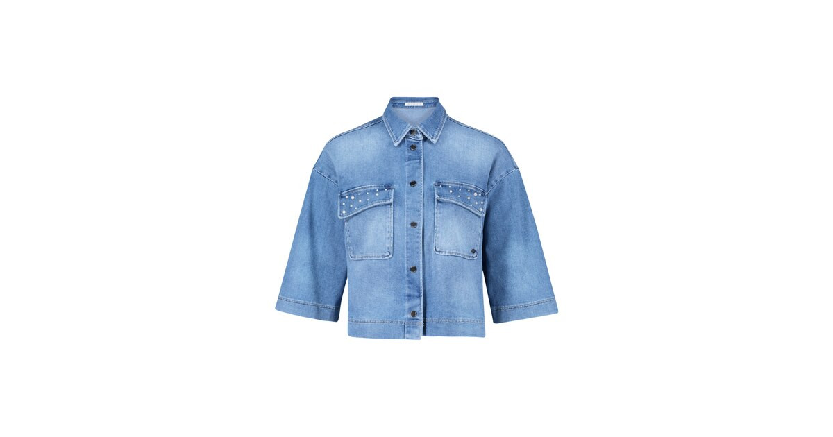 Betty & Co Tussenjas in Blauw Denim | ABOUT YOU | ABOUT YOU NL