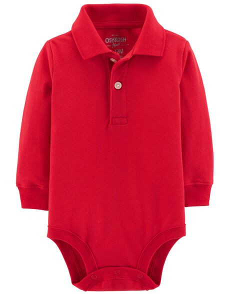 Pique Polo Bodysuit | Carter's