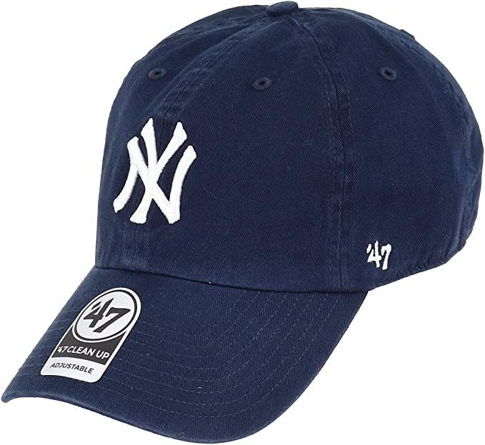 MLB New York Yankees Men's '47 Brand Home Clean Up Cap, Navy, One-Size | Amazon (US)