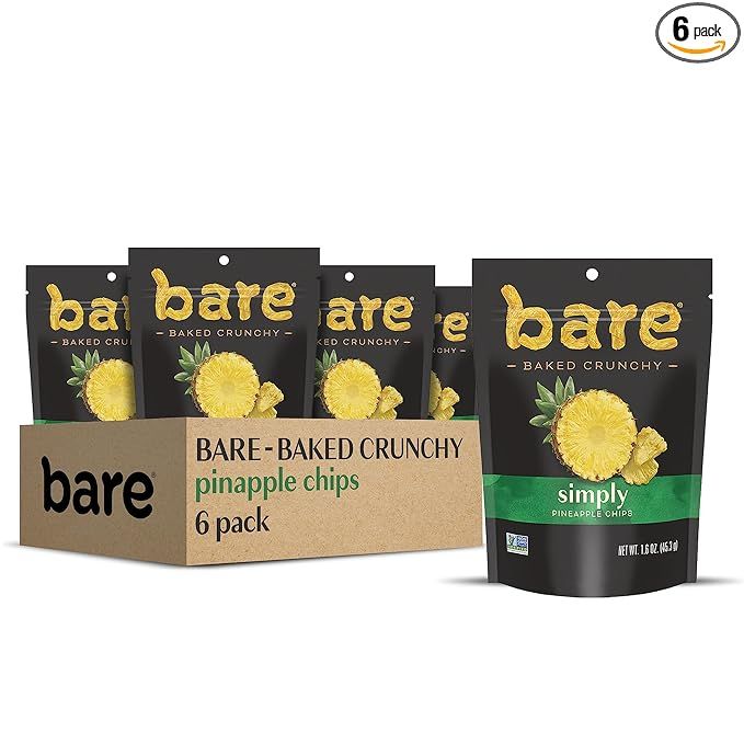 Bare Baked Crunchy, Simply Pineapple, 1.6 Ounce (Pack of 6) | Amazon (US)