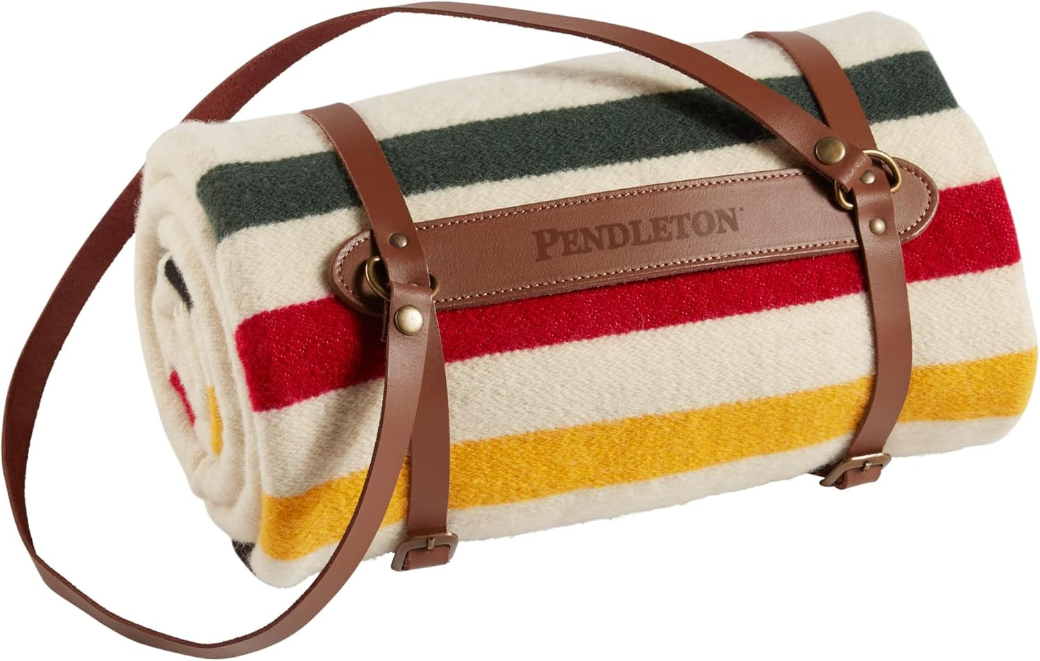 Pendleton National Park Throw with Leather Strap Carrier, Glacier | Amazon (US)