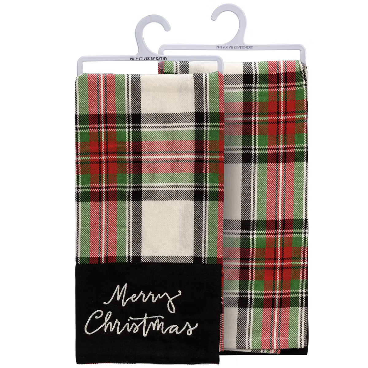 Primitives by Kathy Merry Christmas Plaid Kitchen Dish Towel - 20" x 28" | Target