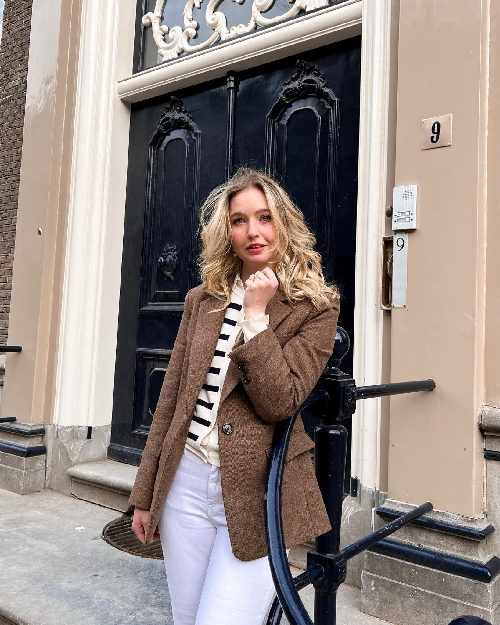 Perfect workwear office outfit or coffee date look for transitional spring weather! #LTKstyletip #LTKeurope

#LTKSeasonal