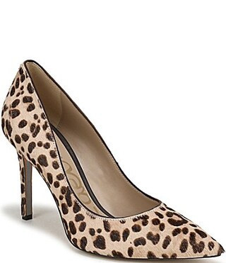 Sam Edelman Hazel Leopard Print Calf Hair Pumps -  8 | Dillard's