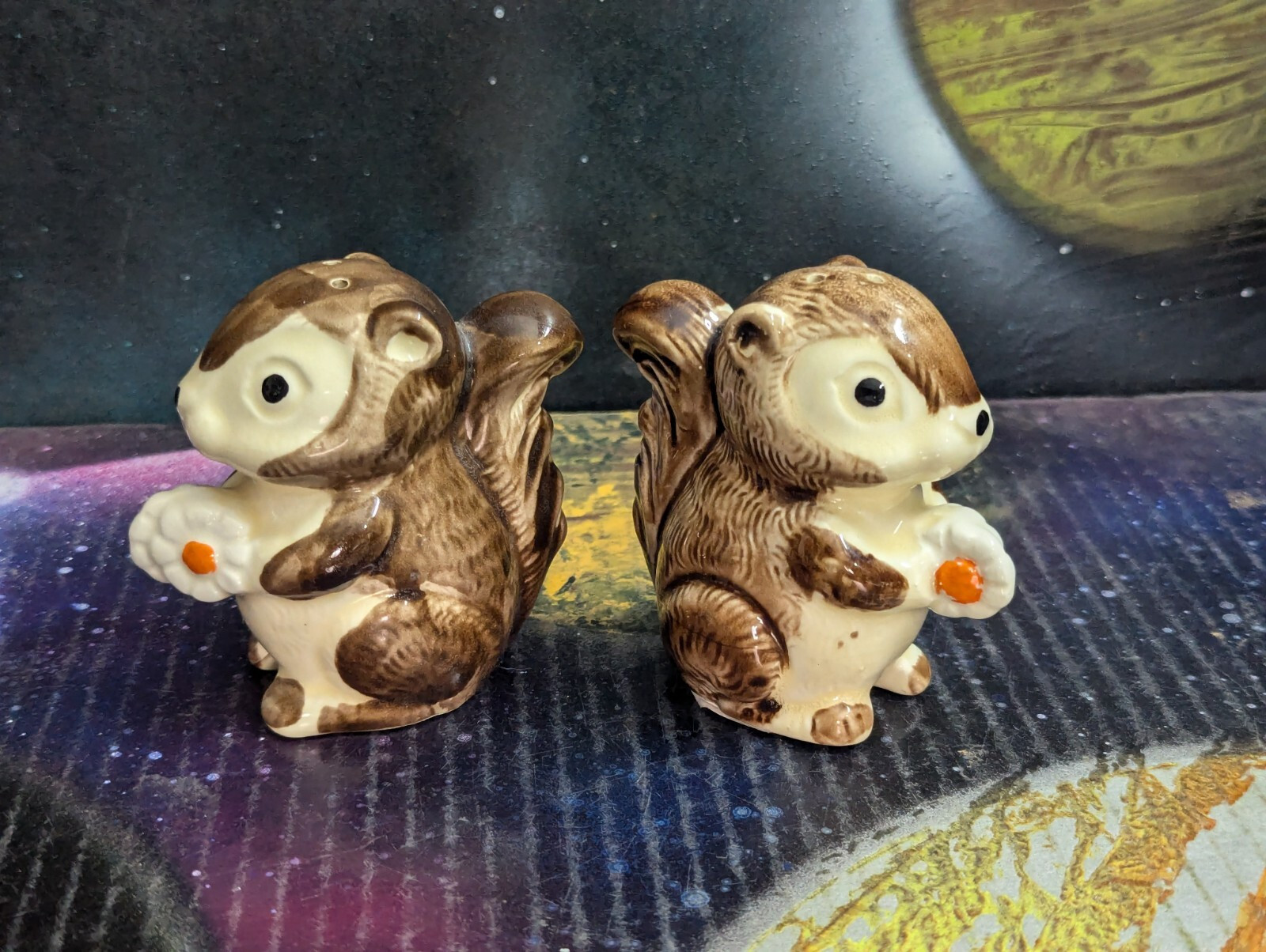 Two Vintage Squirrel Salt & Pepper Animal Shakers With Stoppers 3" Made In Japan | eBay US