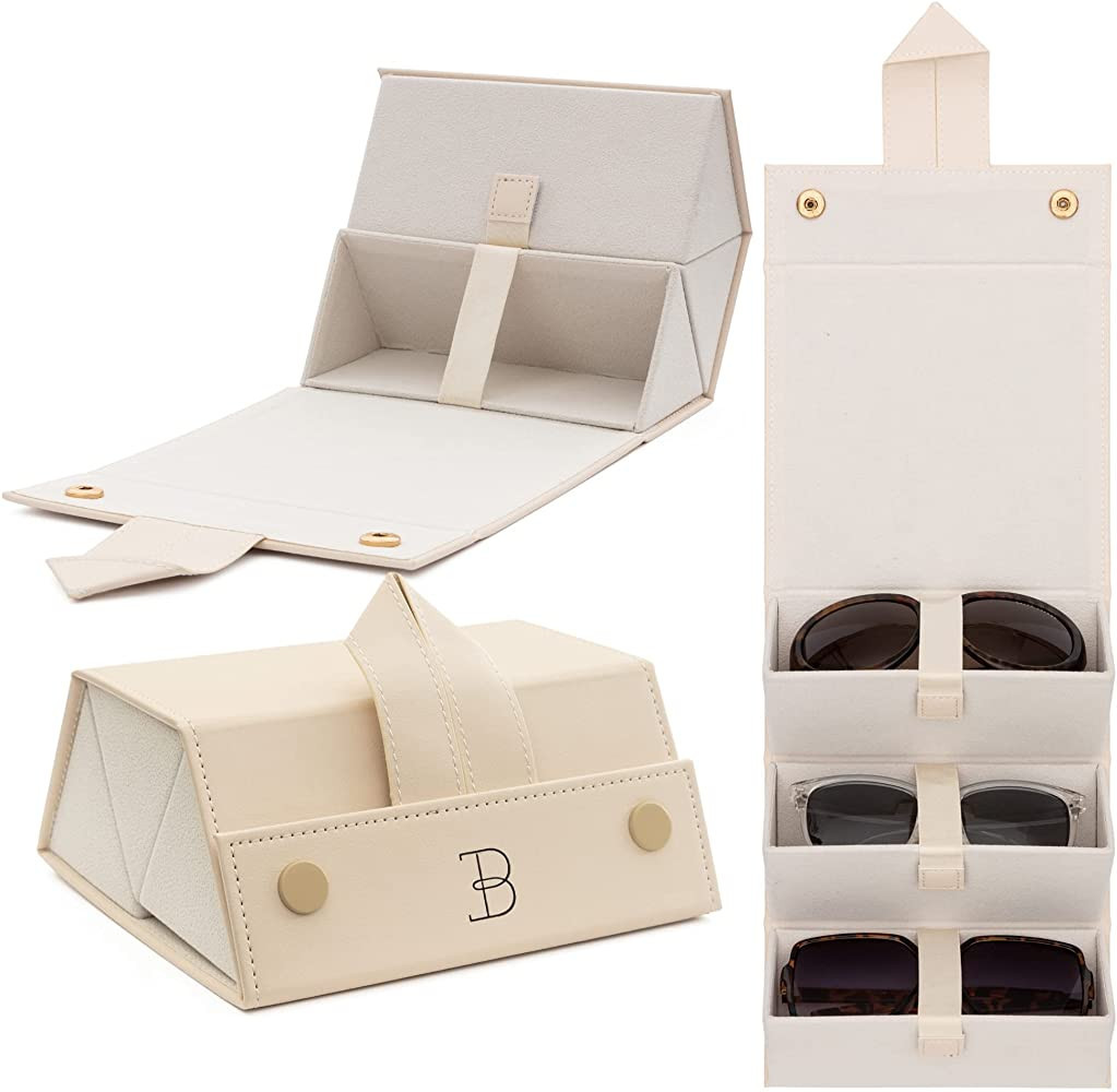 Sunglasses Organizer Case Men Women EyeGlass Holder Storage Travel Case | Amazon (US)