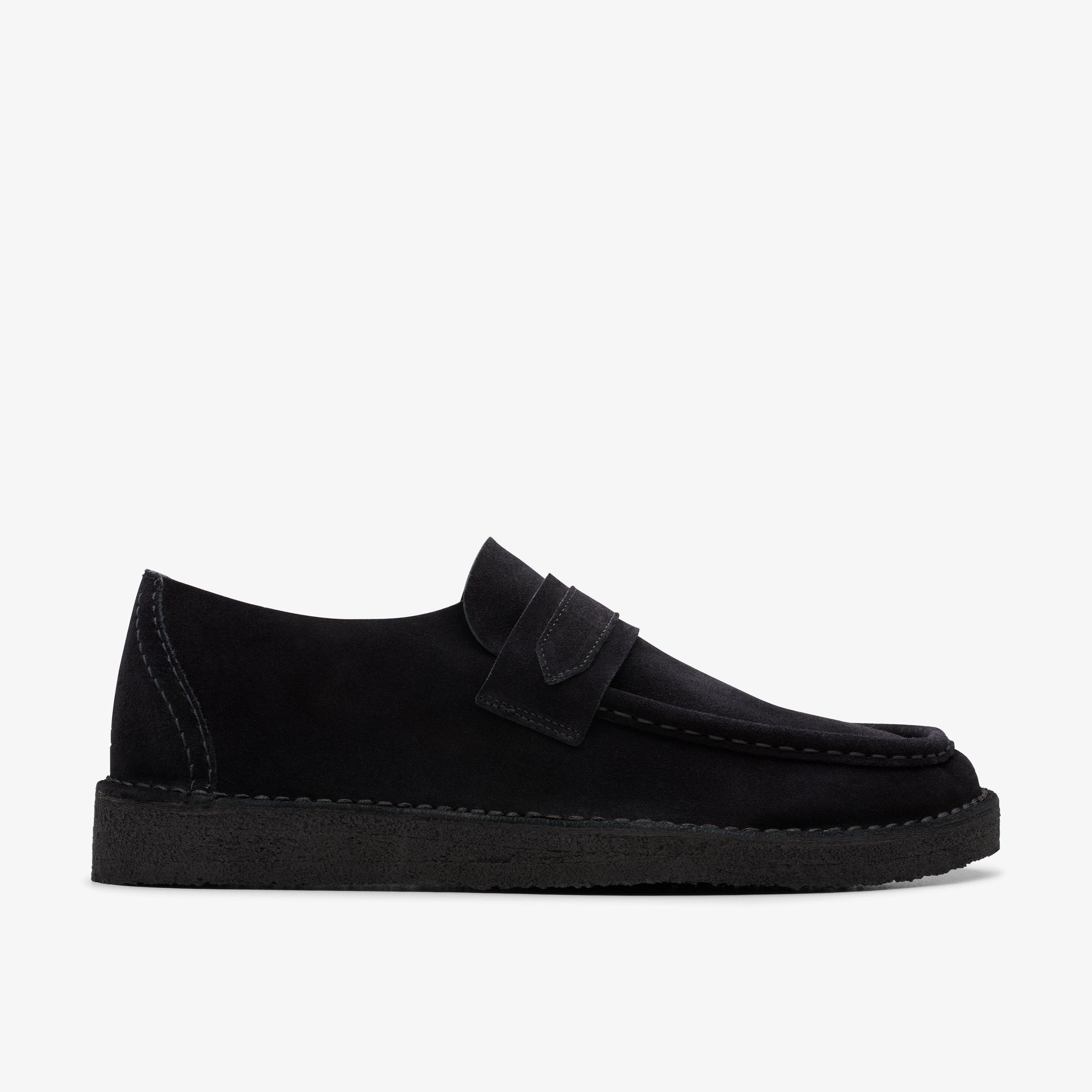 Mens Nomad Loafer Black Suede Loafers | Clarks US | Clarks (US)