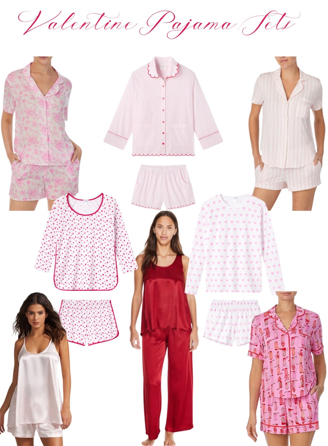 VALENTINE’S DAY!!! Pajama Sets I’m loving!! ❤️🫶🏼💕💌🤟🏼💝

#LTKValentinesDay #ValentinesDay #PajamaSets #SilkPajamas #LakePajamas #LAKE #PJHarlow 

#LTKGiftGuide #LTKSeasonal #LTKMostLoved