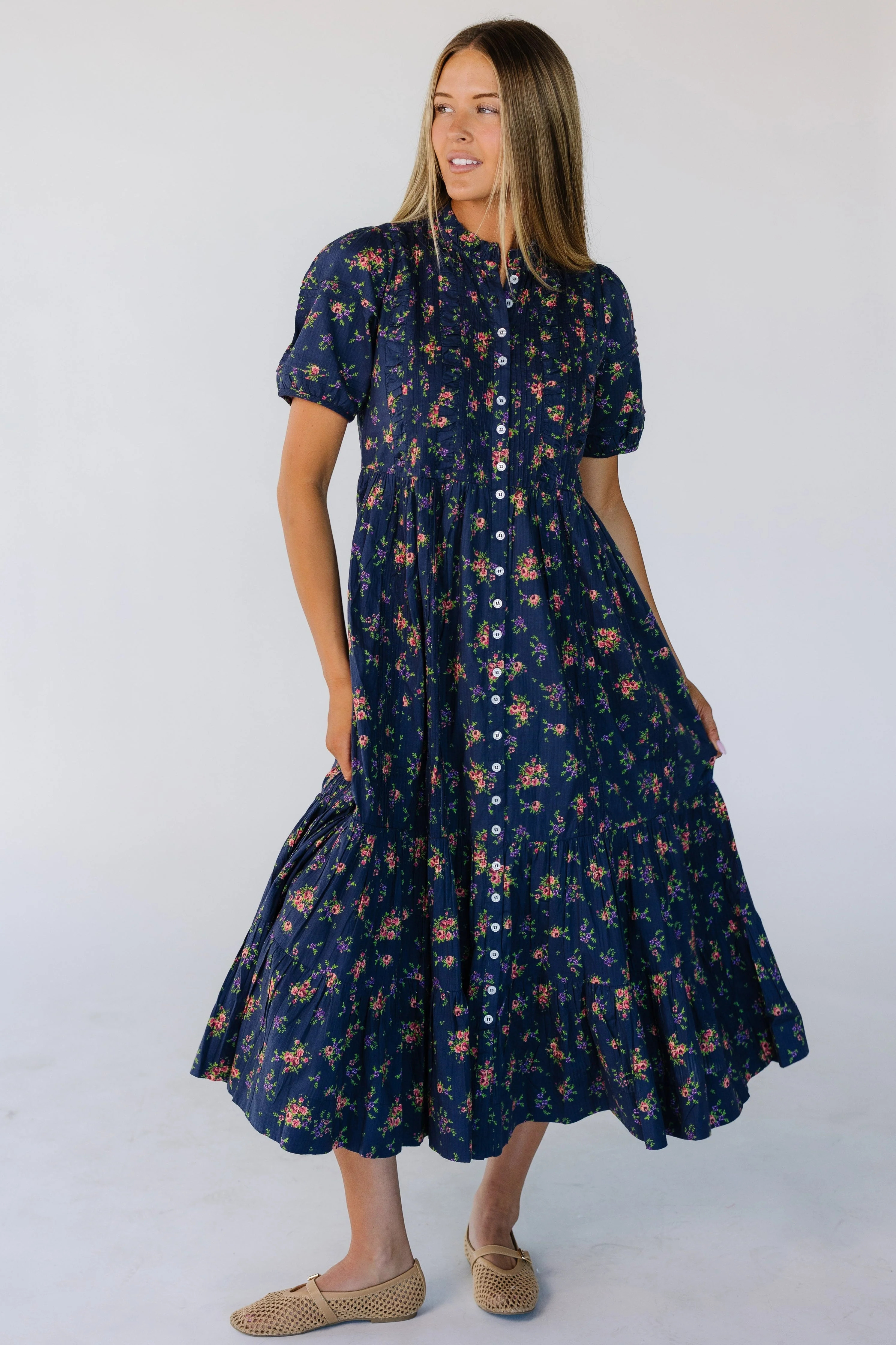 Citrus Flower Fields Spring Dress | Called To Surf