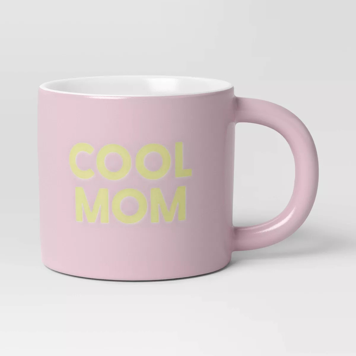 16oz Stoneware Cool Mom Mug Pink - Room Essentials™: Coffee Mugs, Microwave & Dishwasher-Safe D... | Target