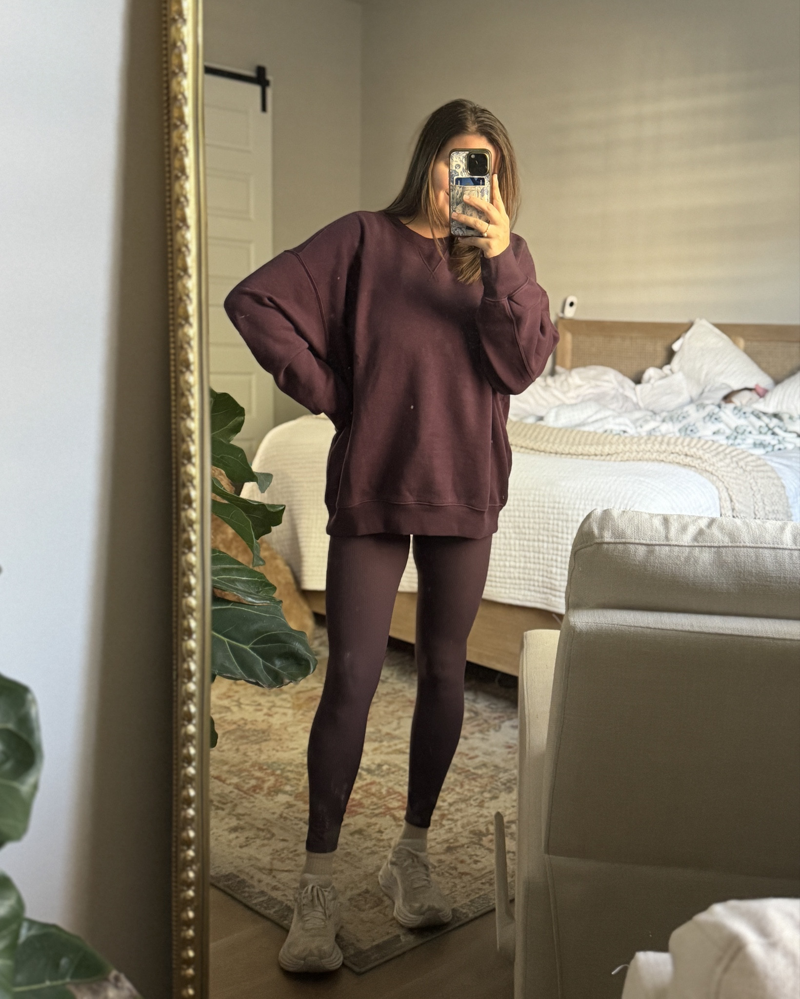 Large sweatshirt. Medium leggings. I love their ribbed leggings so much! A great Lulu dupe  

#LTKGiftGuide #LTKMidsize #LTKmomlife