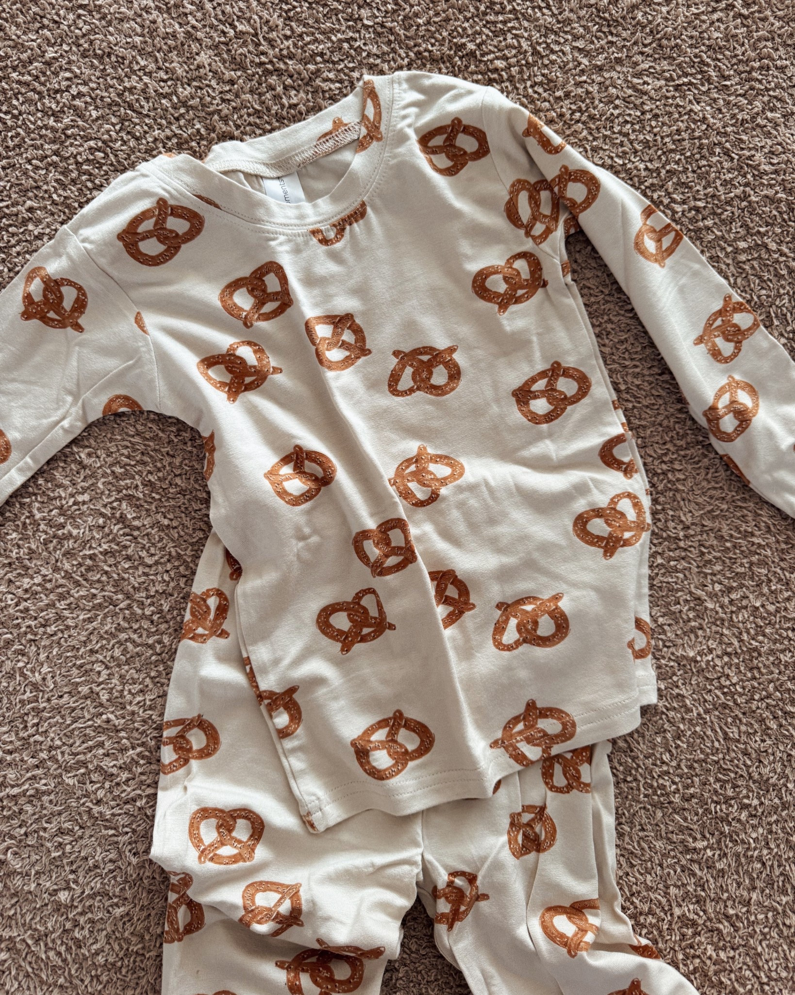 Soft pretzel pajamas!