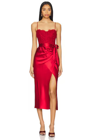 CAMI NYC x REVOLVE Tricia Dress in Cardinal from Revolve.com | Revolve Clothing (Global)