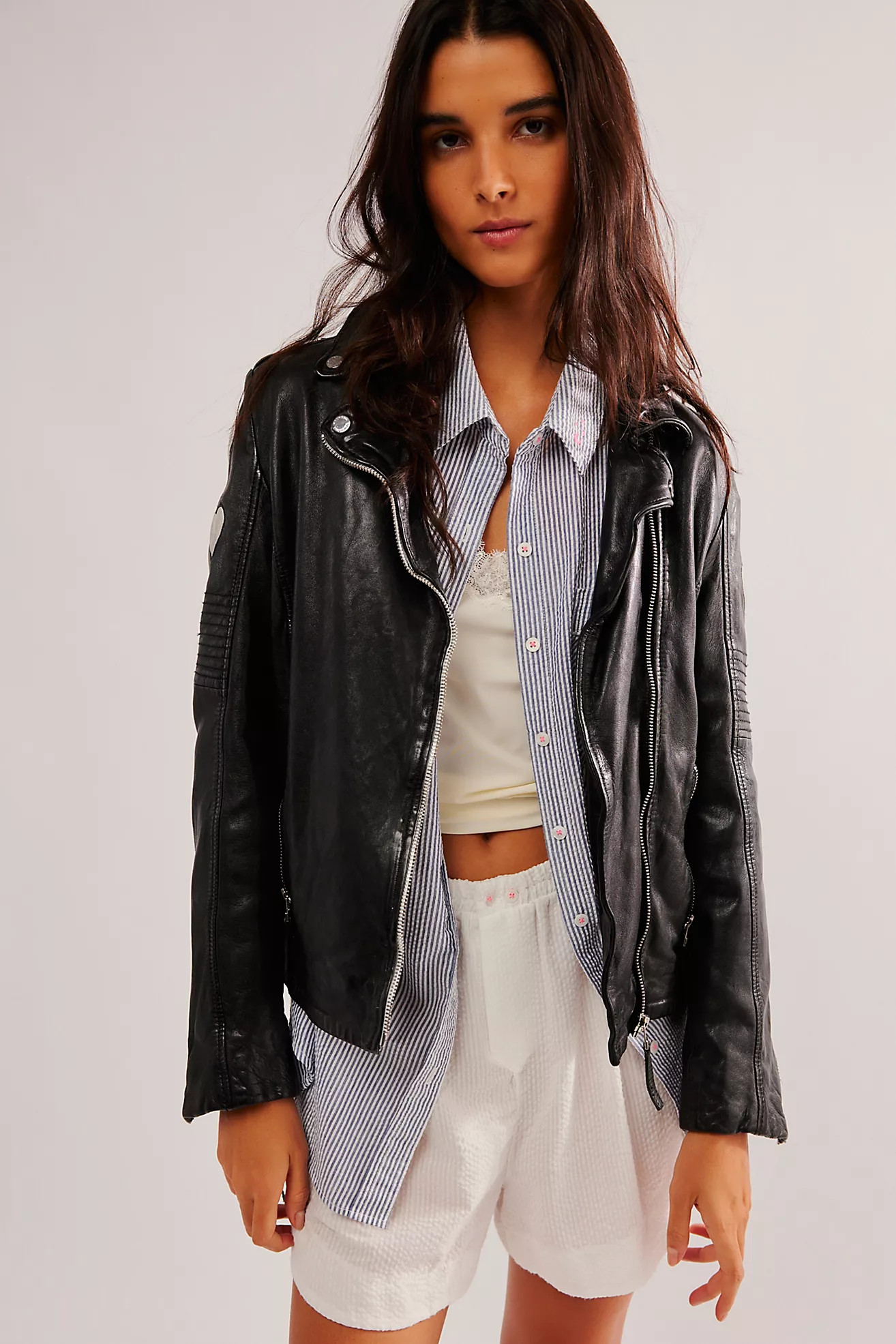 Reo Heart Moto Jacket | Free People (Global - UK&FR Excluded)
